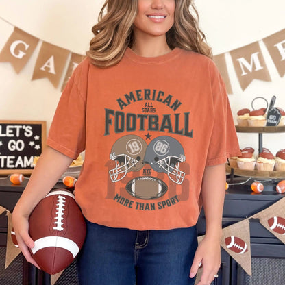 American All Stars Football shirt with vintage sports design, perfect for game day.