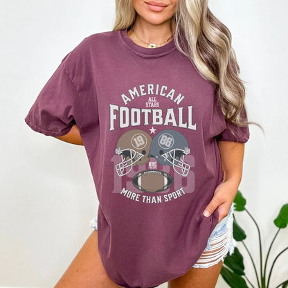 American All Stars Football shirt with vintage sports design, perfect for game day.