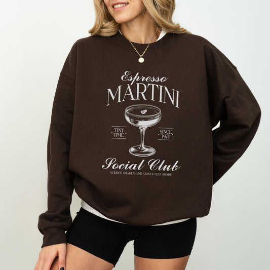 Espresso Martini sweatshirt in 7 colors.