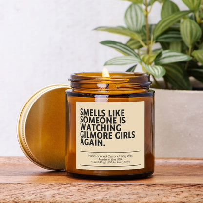 "Gilmore Girls" nostalgic candle, coconut soy wax, 10 fragrances, 4 oz and 9 oz sizes.