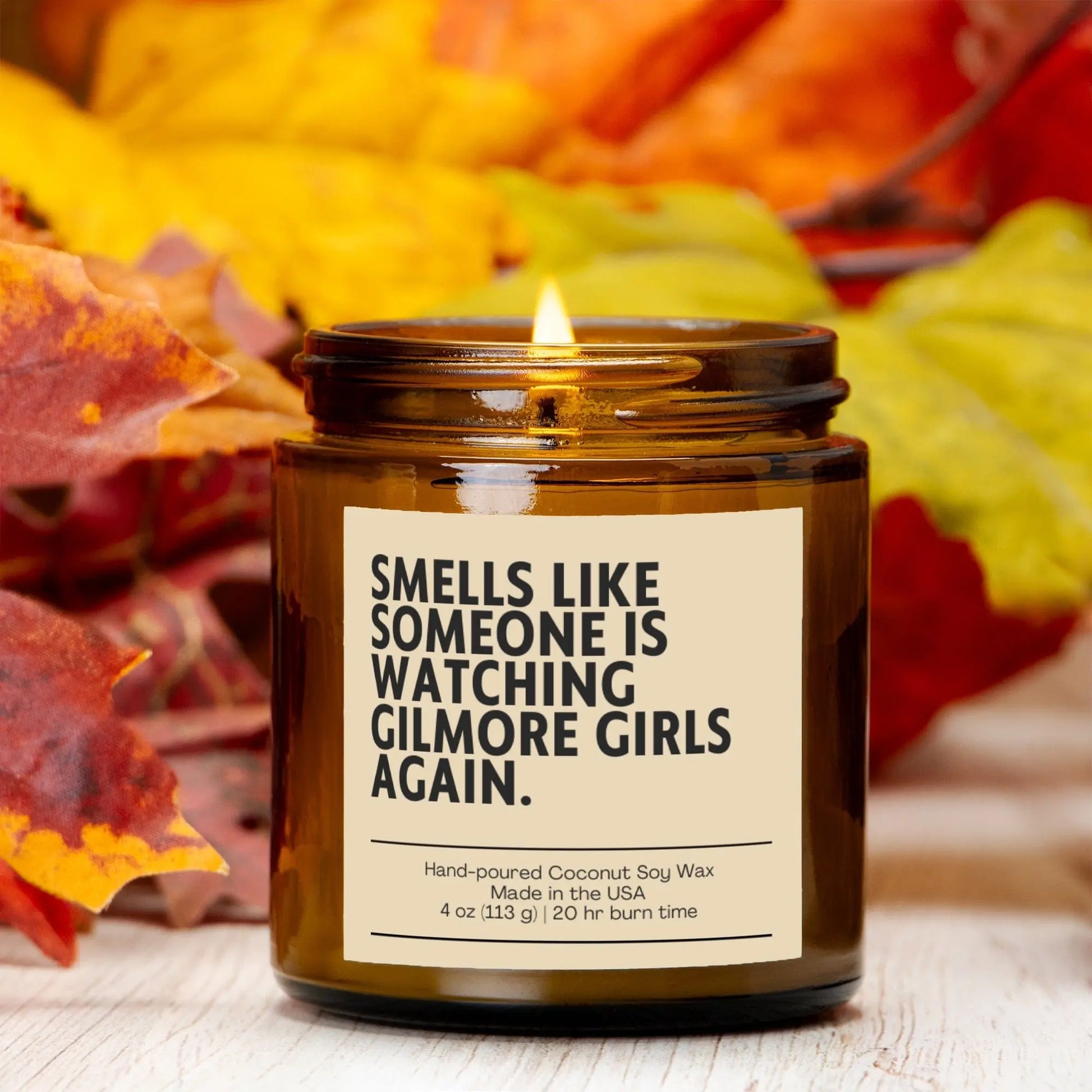 "Gilmore Girls" nostalgic candle, coconut soy wax, 10 fragrances, 4 oz and 9 oz sizes.