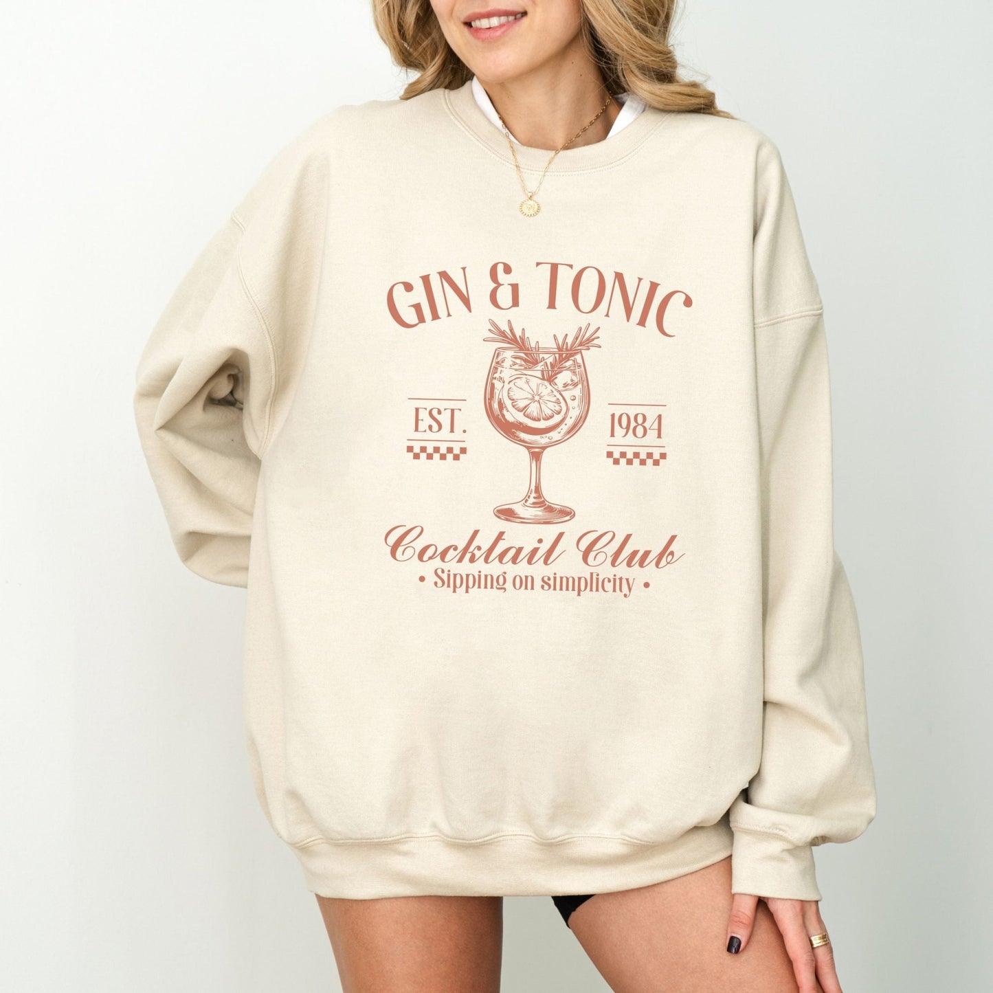 Gin & Tonic sweatshirt in 5 colors.