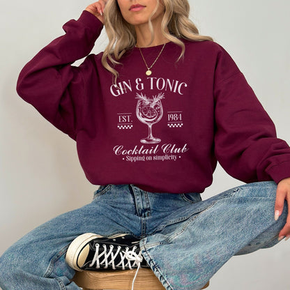 Gin & Tonic sweatshirt in 5 colors.