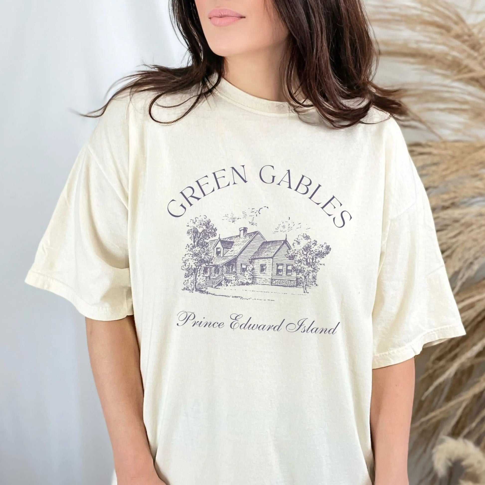 Green Gables shirt, Anne of Green Gables design, 100% cotton, multiple colors.