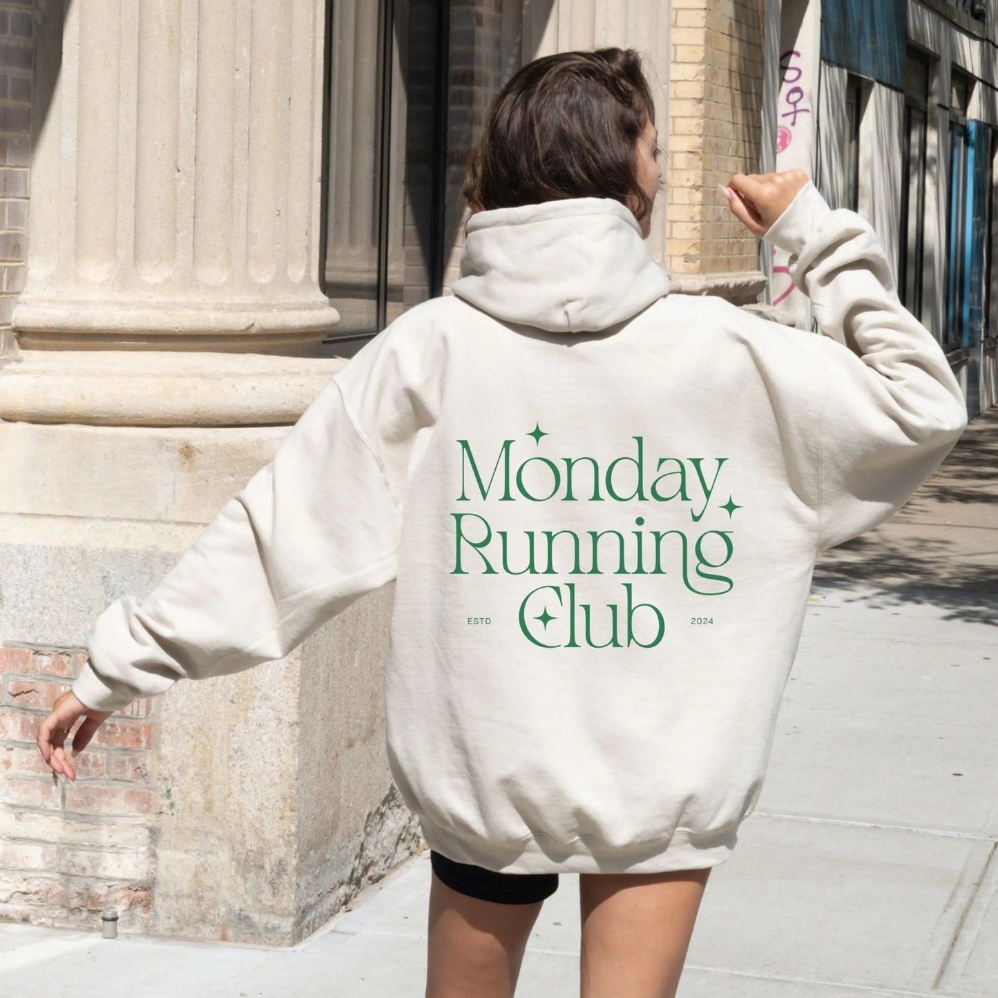 Monday Running Club Hoodie Printify