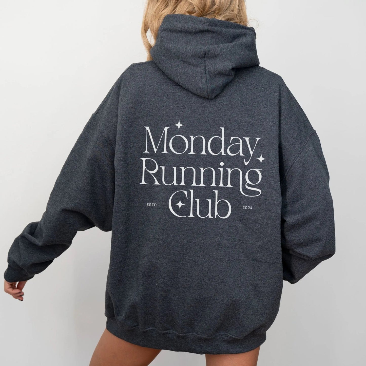 Monday Running Club Hoodie Printify