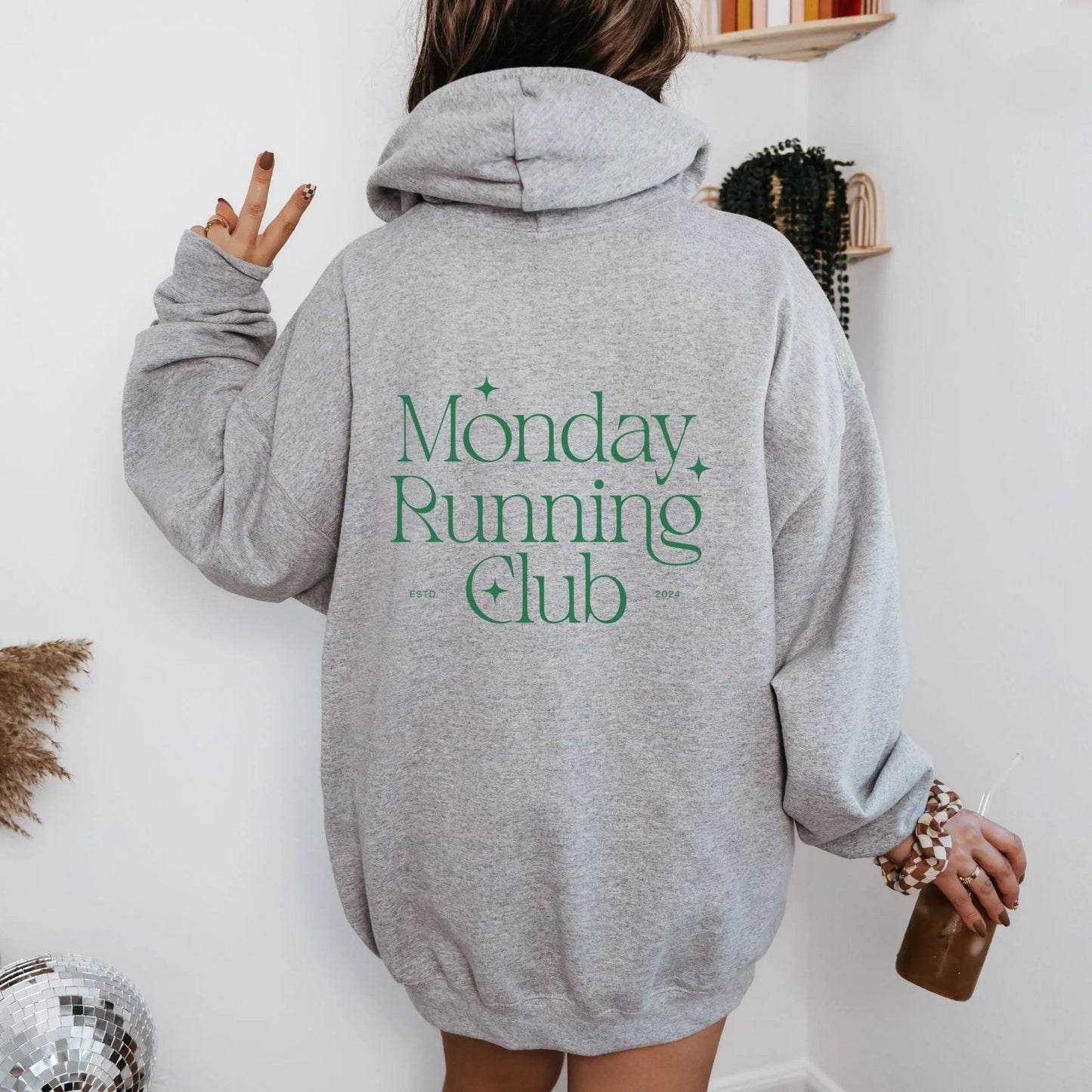 Monday Running Club Hoodie Printify