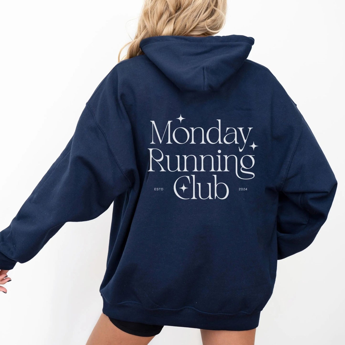 Monday Running Club Hoodie Printify