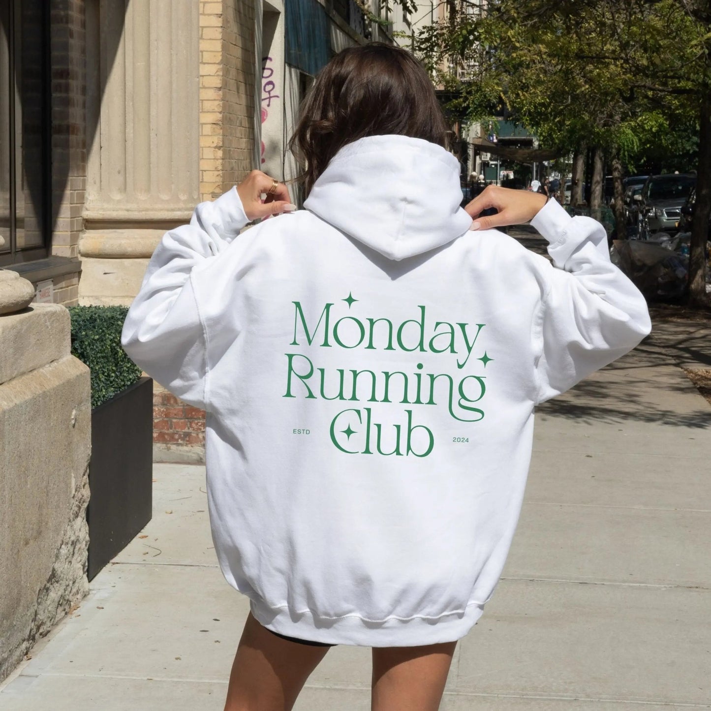 Monday Running Club Hoodie Printify