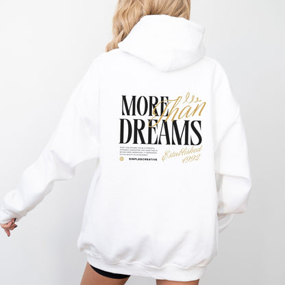 Personalized custom year minimalist typography hoodie in 7 colors. Perfect for special occasions.