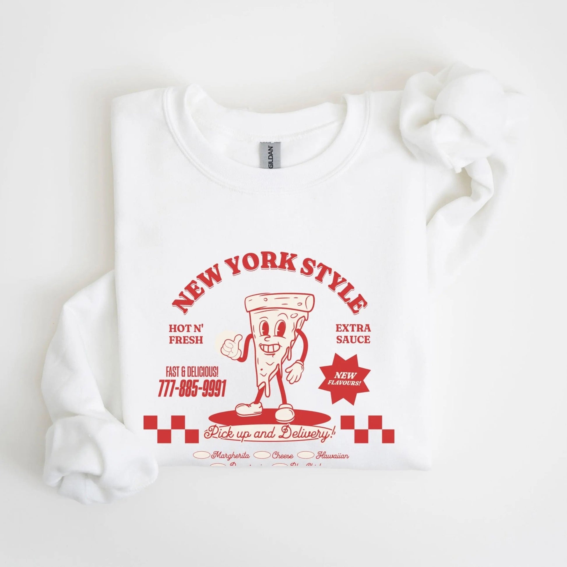 New York Style Pizza Sweatshirt Printify