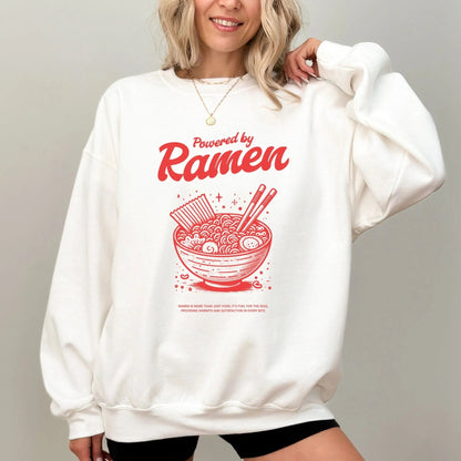 Powered by Ramen Sweatshirt Printify