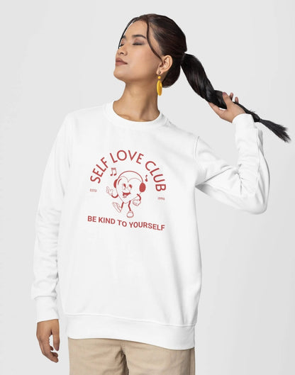 Self Love Club Sweatshirt Printify