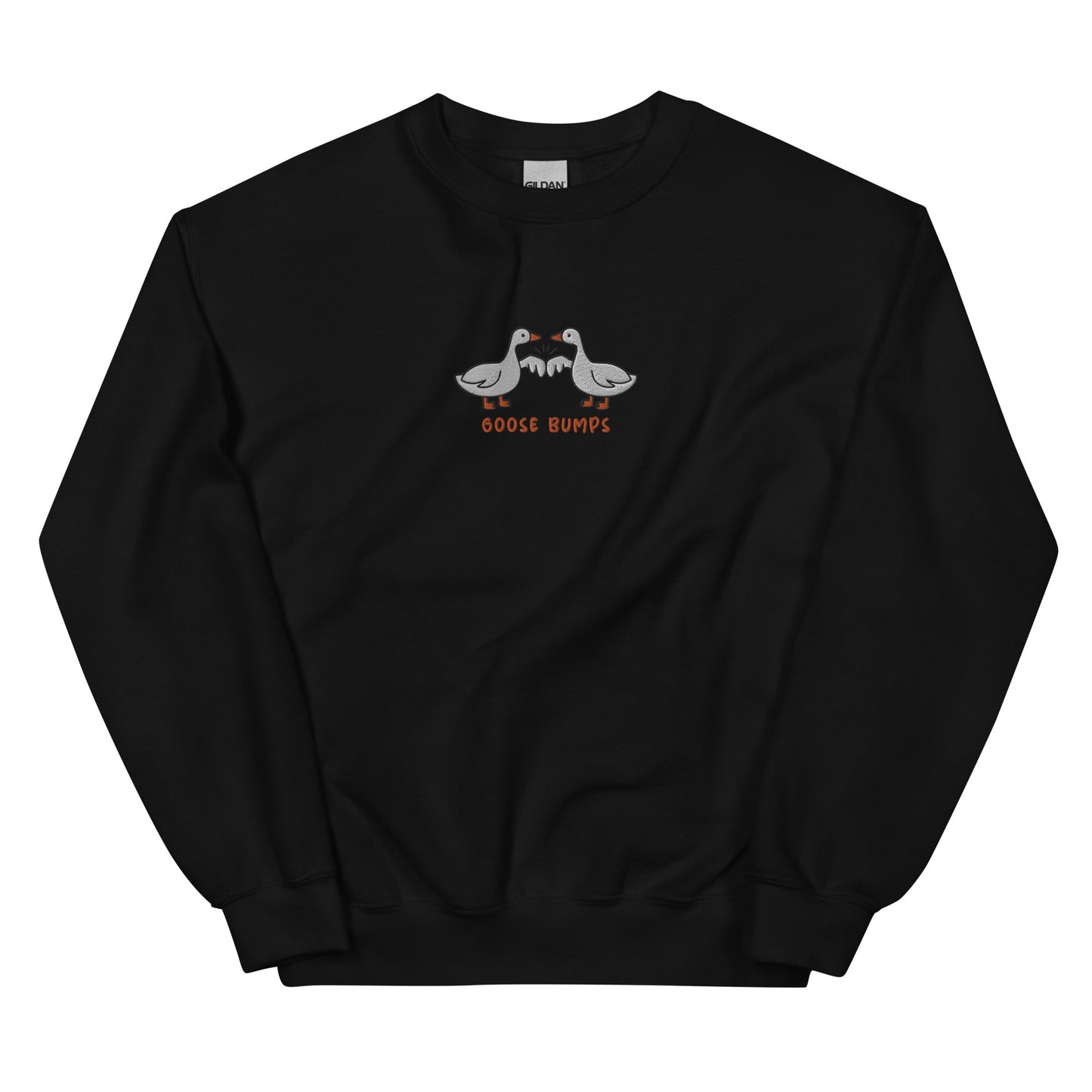 Goose Bumps sweatshirt with playful goose-themed design.