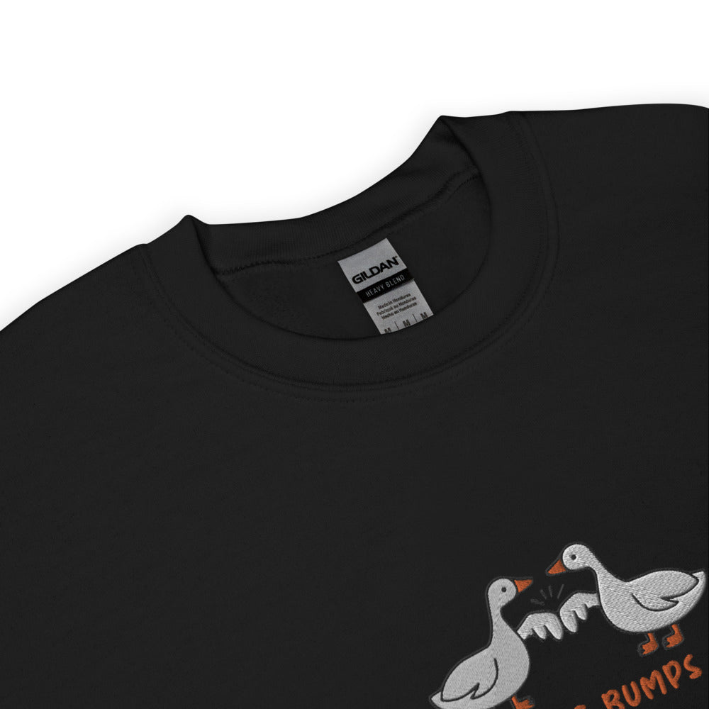 Goose Bumps sweatshirt with playful goose-themed design.