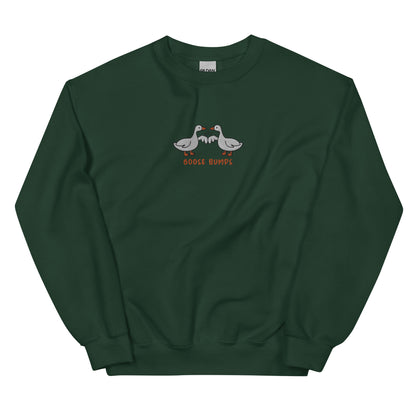 Goose Bumps sweatshirt with playful goose-themed design.