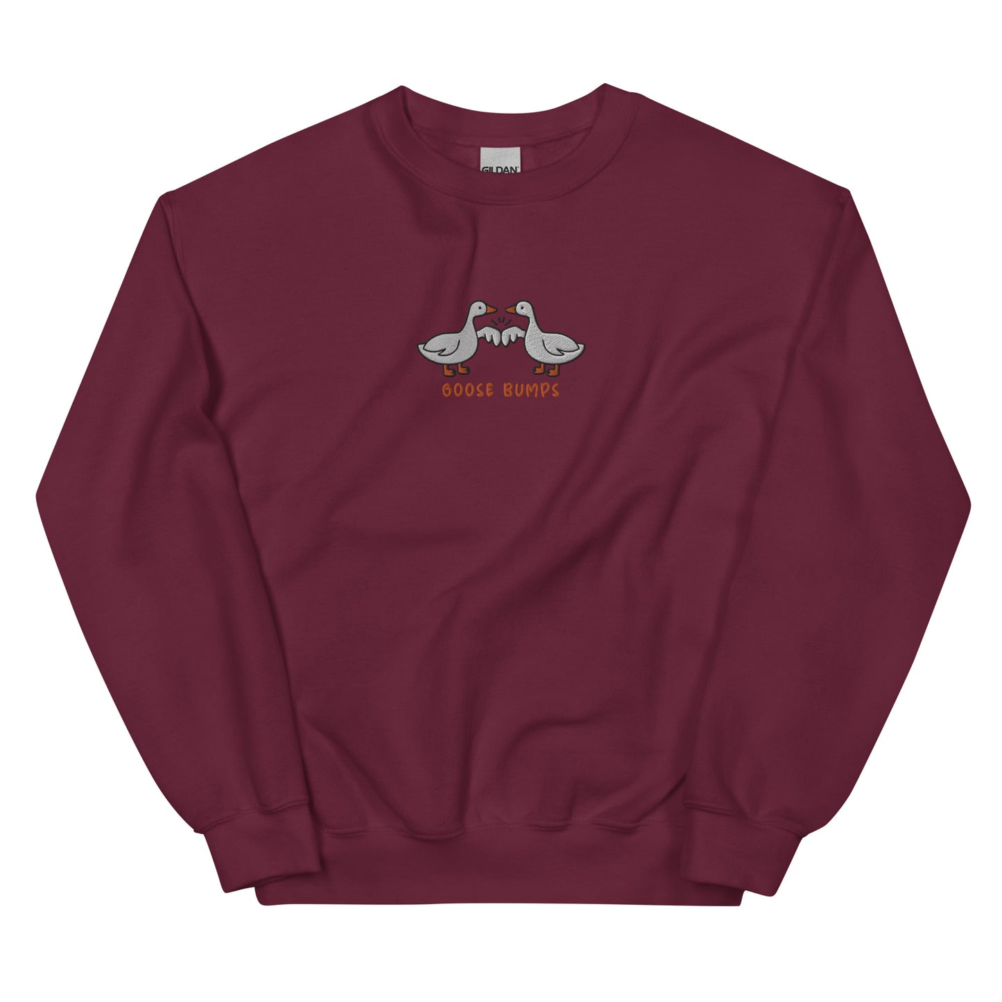 Goose Bumps sweatshirt with playful goose-themed design.