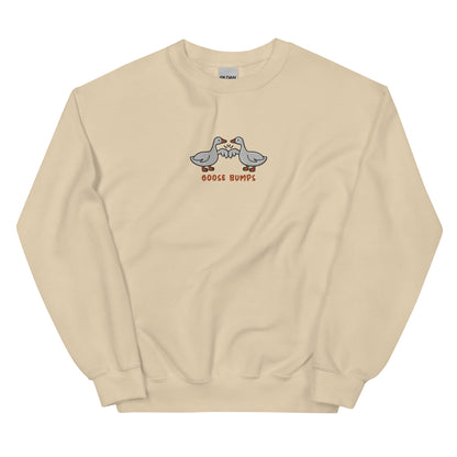 Goose Bumps sweatshirt with playful goose-themed design.