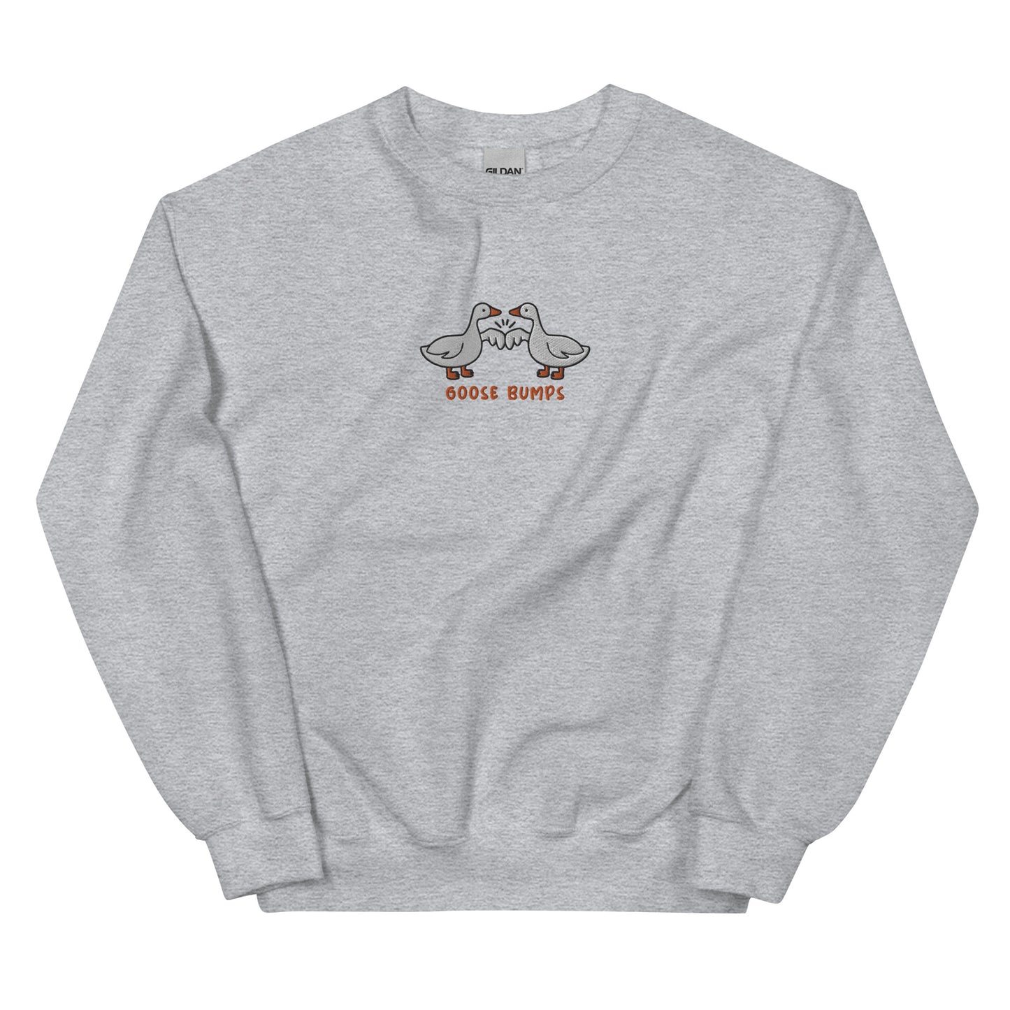 Goose Bumps sweatshirt with playful goose-themed design.